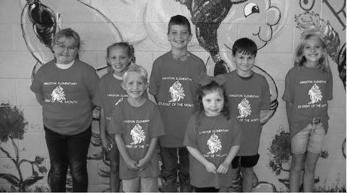 The Kingston Elementary September Students of the Month are Riley Mullings, Pre K; Cres Greebon, Kindergarten; Berklee Moss, 1st grade; Kora Walker, 2nd grade; Gannon Hales, 3rd grade; Hunter House, 4th grade; and Willow Rifai, 5th grade. Courtesy photo