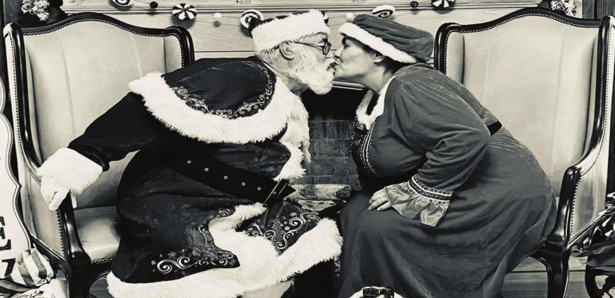 Santa, Mrs. Claus and their elf will be at the Merry Country Christmas to meet the children. They are ready to get the children’s Christmas wish lists and take photos. Courtesy photo