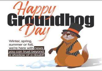 Punxsutawney Phil did not see his shadow on Feb. 2 which means an early spring. Courtesy photo