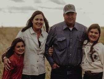 Nick Hartin, with his wife Betsy and daughters Haylen and Hatlie, is a sixth generation Marshall County resident Courtesy photo