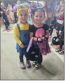 The Lebanon Volunteer Fire Department hosted their annual Halloween Carnival on Saturday, October 18. Costume contest winners were Margie Hewitt and Gunner Cain, pictured top left; Gracie Massingill and Byar Cain, pictured center; Taylynn Goff and Berkleigh Mclauglin, pictured right; Reed Bell, Callen Berstein and Grady Cumberledge, pictured bottom left. Courtesy photos