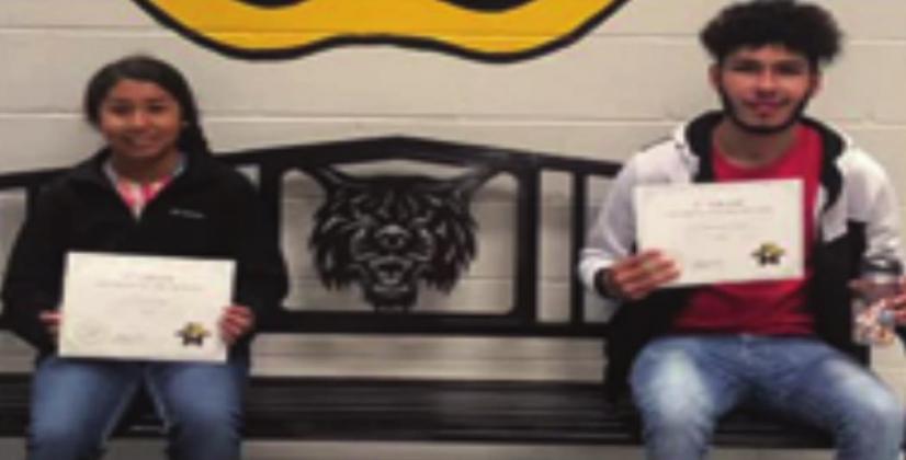 Madill ECC Students of the Month