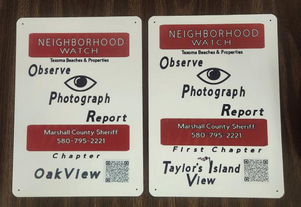 Taylor's Island View and Oakview, two neighborhoods in the Enos community, began neighborhood watch chapters. Courtesy photo