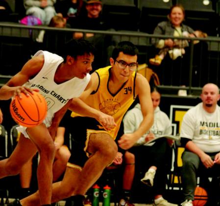 Jesse Ramiro runs down the court. Summer Bryant