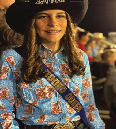 Maddie Miller was crowned the 2022 Madill FFA Rodeo Queen on April 9, 2022. She sold over $9700 in rodeo tickets. Courtesy photo