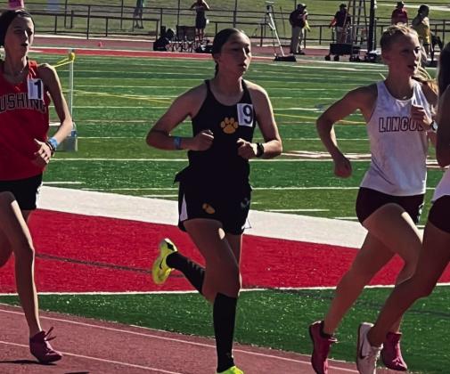 Yadira Barbosa, Madill, placed 8th in the girls 3200 meter run at the state championships. Courtesy photo
