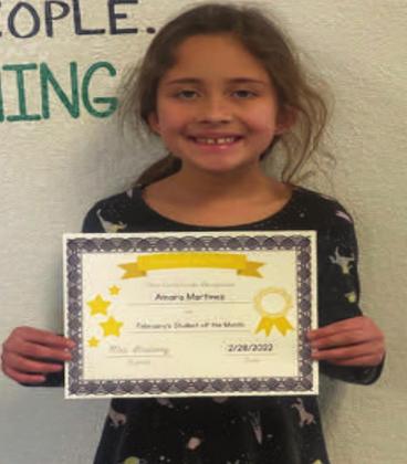MES Students of the Month