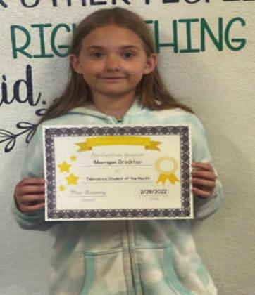 MES Students of the Month
