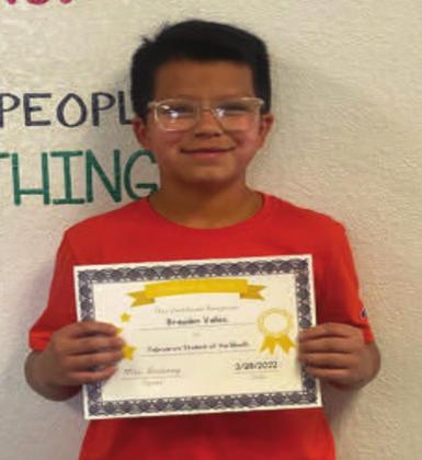 MES Students of the Month