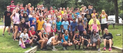 Courtesy Photos ABOVE a total of 72 students attended the Un-Mad-Cow Cross Country Camp, with 30 students being from Madill. Students learned various aspects of cross country training. BELOW are members of the Madill High School Cross Country team.