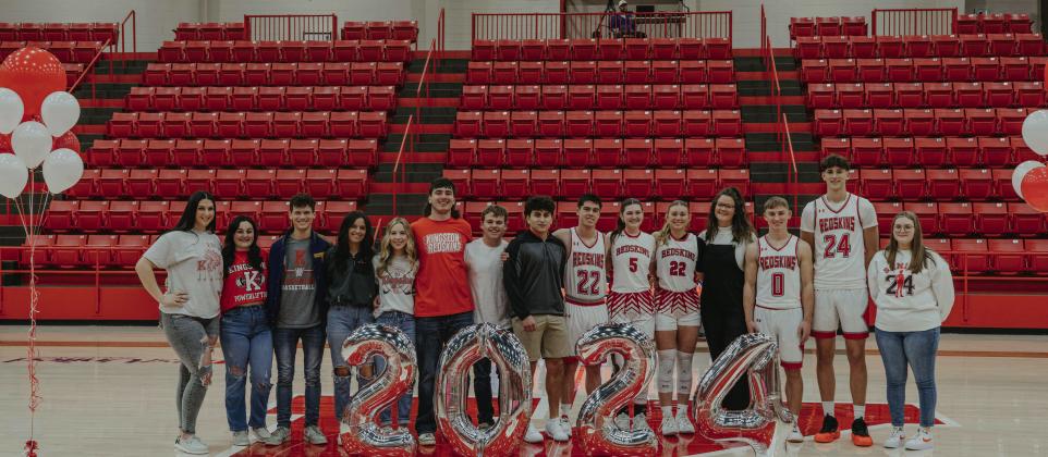 The Kingston High School basketball teams held Senior Night on February 10. Courtesy photo