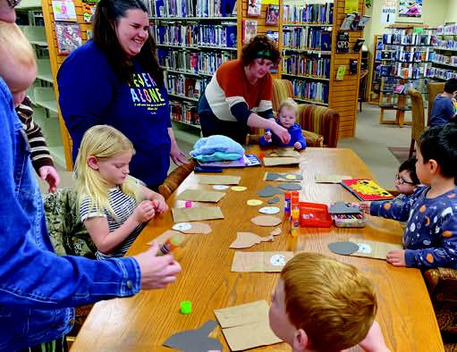 Library Greetings: Story time and an egg hunt