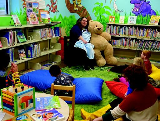 Miss Jill read Llama Llama Gran and Grandpa by Anna Dewdney during story hour at the Madill Library. Courtesy photos