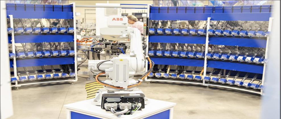 The robot arm goes through the paces at the new Refill Center of the Choctaw Nation Rubin White Health Clinic in Poteau. Courtesy photo