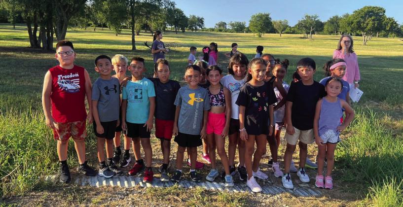 The Madill Lil Wildcats Cross Country is working hard. Courtesy photos