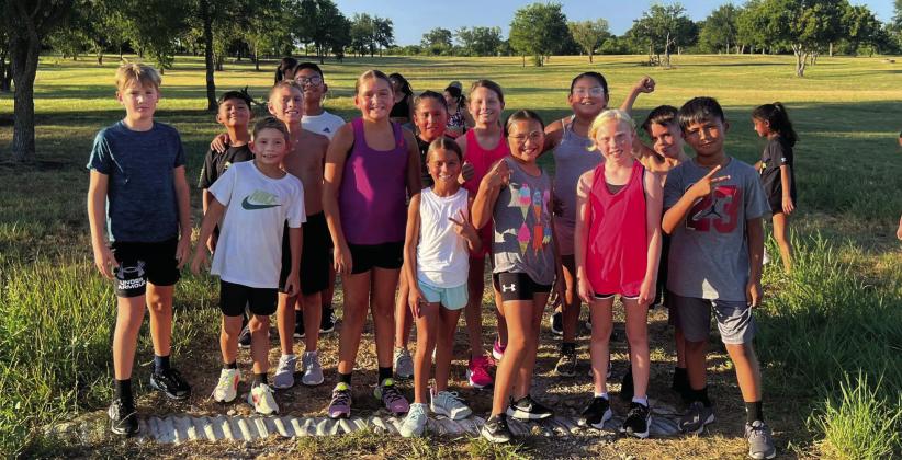 Madill Cross Country working hard