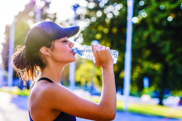The Centers for Disease Control and Prevention report that water will almost always help people remain hydrated even when they’re working in the heat. Courtesy photo