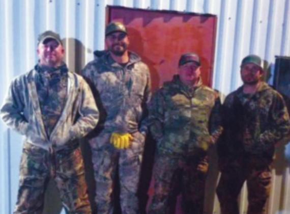 Winners of the Lebanon VFD Coyote Hunt