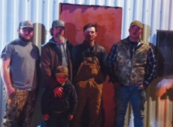 Winners of the Lebanon VFD Coyote Hunt