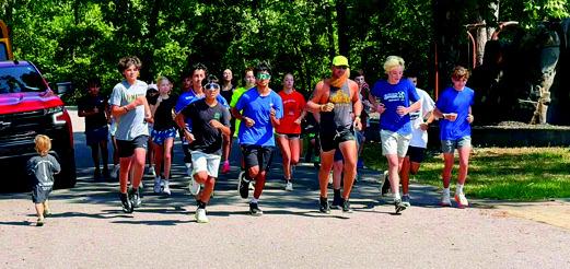 Pictured above and below: Madill Cross Country students attended a XC Camp. Courtesy photo