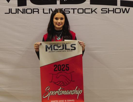 Sportsmanship winner - Hadley Bell.