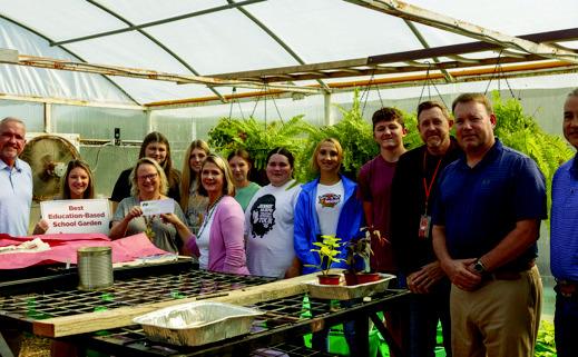 Kingston High School received a $500 award to help fund their school garden. Courtesy photo
