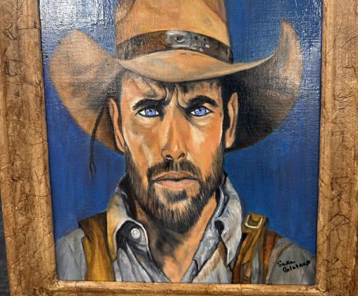 The May Madill Artist of the Month is Sara Gilstrap. The painting is on display at the the Madill City County Library. Courtesy photo
