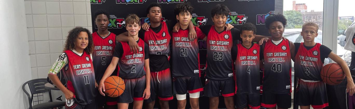 Summer basketball league place in tournament