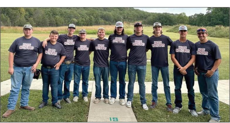 The Kingston FFA team won first place in the High School Division at the Sand Springs FFA Shootout on September 16. Courtesy photo