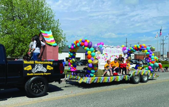 The Madill Community Daycare Center was the first-place community float. Courtesy photo