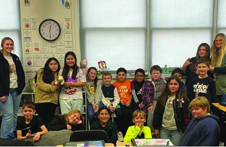 Mrs. Beech's Class - Madill Elementary School food collection winner. Courtesy photo