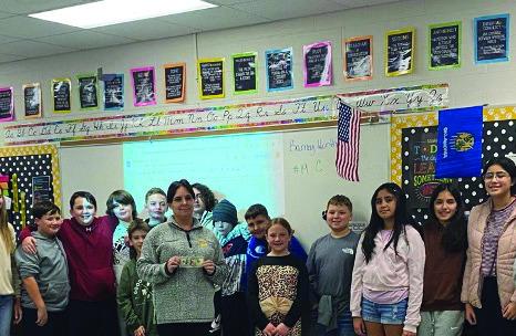 Mrs. Murphy's Class - Madill Middle School food collection winner. Courtesy photo