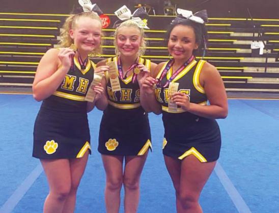 Madill Cheerleaders named All-American at NCA Cheer Camp