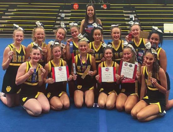 Madill Cheerleaders named All-American at NCA Cheer Camp