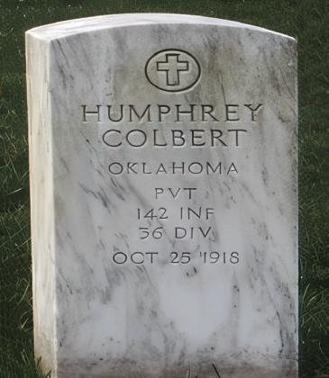 Humphrey Colbert's headstone. Courtesy photo