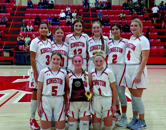 Courtesy photo The KMS 8th grade girls were the champions at the Kingston Tournament.