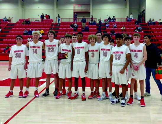 Courtesy photo The KMS 8th grade boys took 3rd place at the Kingston Tournament.