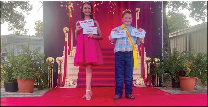 Chloe McWilliams and Jaxson St. John were named Little Miss and Mr. Marshall County, respecitively. Courtesy photo