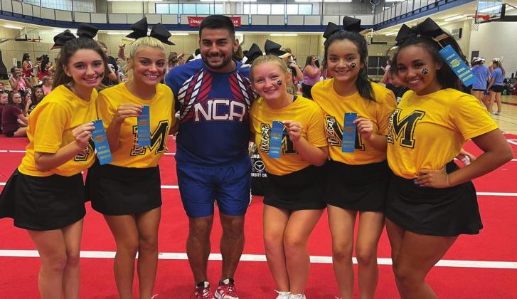 Madill cheerleaders attend cheer camp