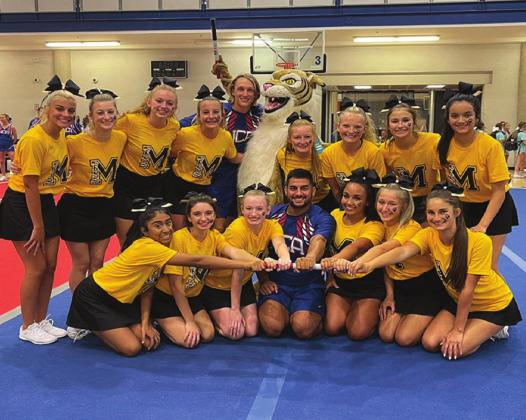 Madill cheerleaders attend cheer camp