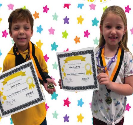 Madill students of the month