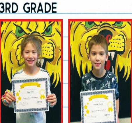 Madill students of the month