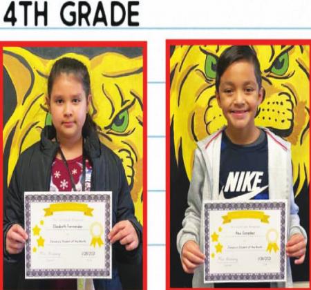Madill students of the month
