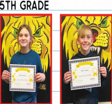 Madill students of the month