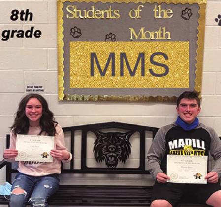 Madill students of the month