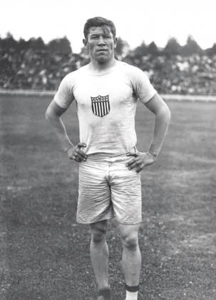 Jim Thorpe played one time while wearing mismatched shoes and socks because his Courtesy photo