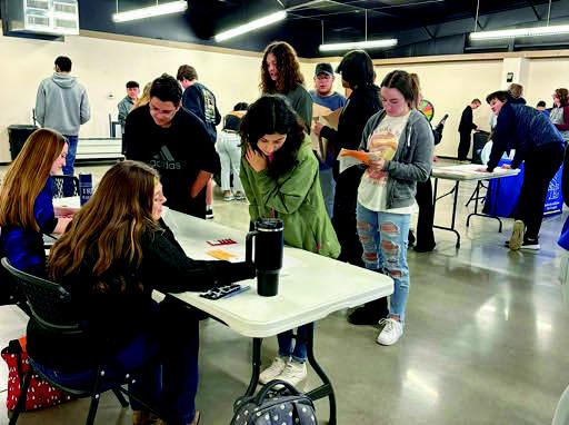 The Marshall County OSU Extension Office hosted a college and career readiness event for MHS seniors on March 1. Courtesy Photos