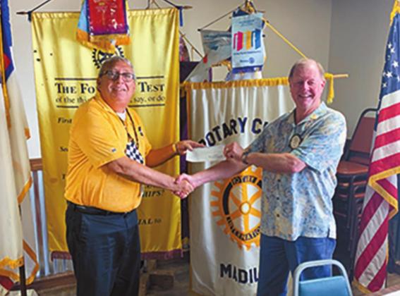 Rotary club donates money to MSP