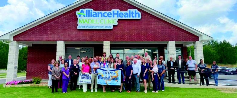 The Marshall County Chamber of Commerce held a ribbon cutting ceremony and grand opening for the Alliance Health Clinic on June 4. Courtesy photo