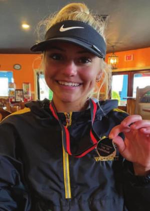 Girls' Golf plays in Tishomingo Tournament; Lowe Places